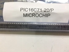 PIC16C71-20/P MICROCHIP IC MCU 8BIT 1.75KB OTP 18PIN PDIP ROHS 2 PIECES