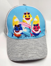 Baby Shark Nickelodeon Child's Trucker Hat Pinkfong Co Multicolor with Gray Brim