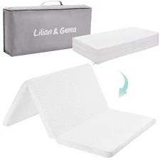 Lilian&Gema Pack and Play Mattress 38"x26"x1.5", Pack N Play Mattresses Pad f...