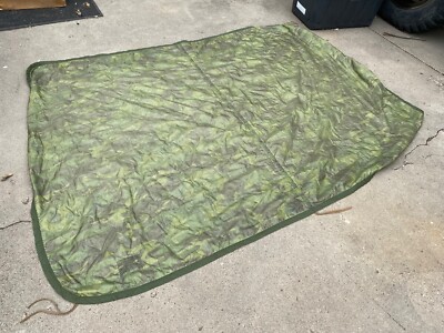ORIGINAL VIETNAM WAR US ARMY ERDL CAMO WOOBIE PONCHO LINER BLANKET