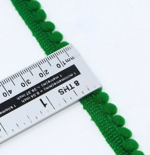 FCL Pom Pom 3M 5 MM Mini Pearl Trim Sewing Craft Bobble Fringe Pompom - Picture 41 of 99