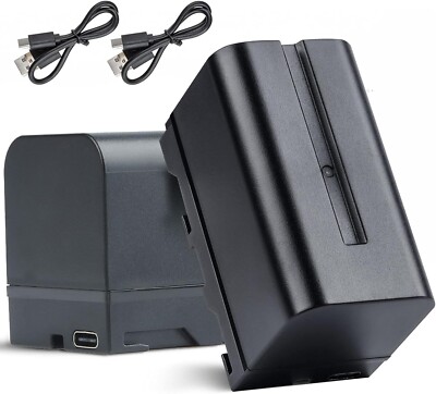 8 Pack NP-F750 4400mAh Battery Type C Rechargeable For Sony NP-750 VILTROX Video