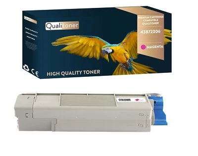 Toner OKI 43872306 Compatible Magenta x1 QUALITONER - Photo 1/4