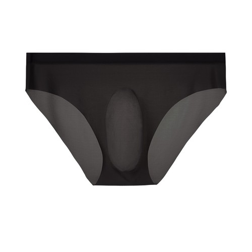 Men's One-Piece 3d Panties Seamless Ice Silk Briefs Underpants Breathable Briefs - Imagen 15 de 19