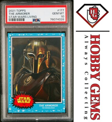 THE ARMORER PSA 10 2021 Topps Star Wars Living Set #177 C2