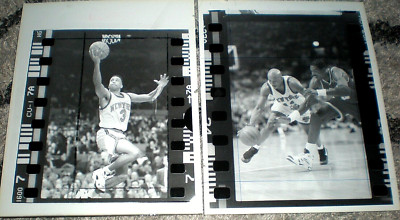 2- TYPE 1 '94 FINALS NBA NY KNICKS THE ONLY ONE'S PRESS PHOTO'S HOUSTON ROCKETS