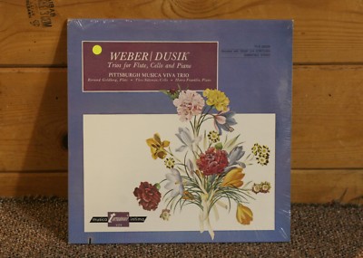 WEBER / DUSIK - TRIOS FOR FLUTE, CELLO & PIANO - MUSICA VIVA TRIO *SEALED* LP