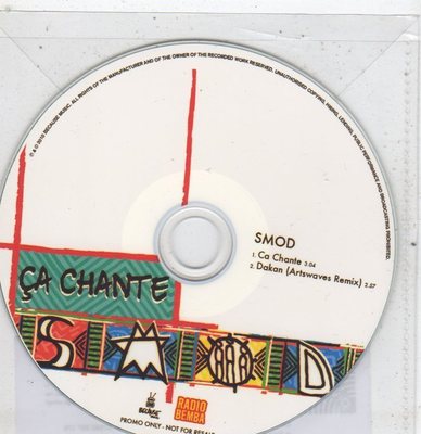 (ET855) SMOD, Ca Chante - 2011 DJ CD