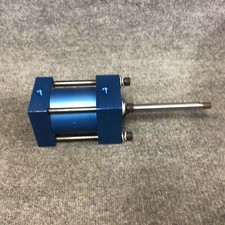 3/4" Bore 1-1/2" Stroke Aluminum Sidetapped 3/8" Port Blue/Black Air Cylinder