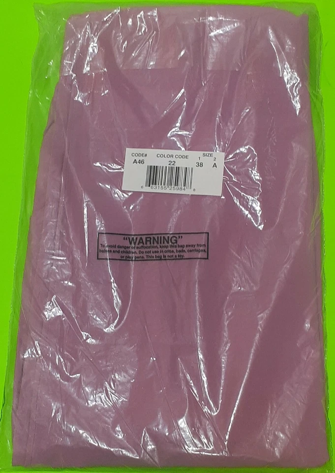 Nuevos pantalones para mujer Haband rosa 100 % algodón cintura elástica talla 38A Foto 2 de 4