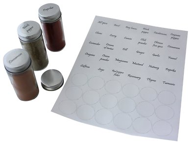 Etichette Royal Green Con Bordi Decorativi Per Organizzare Cucina E Dispensa