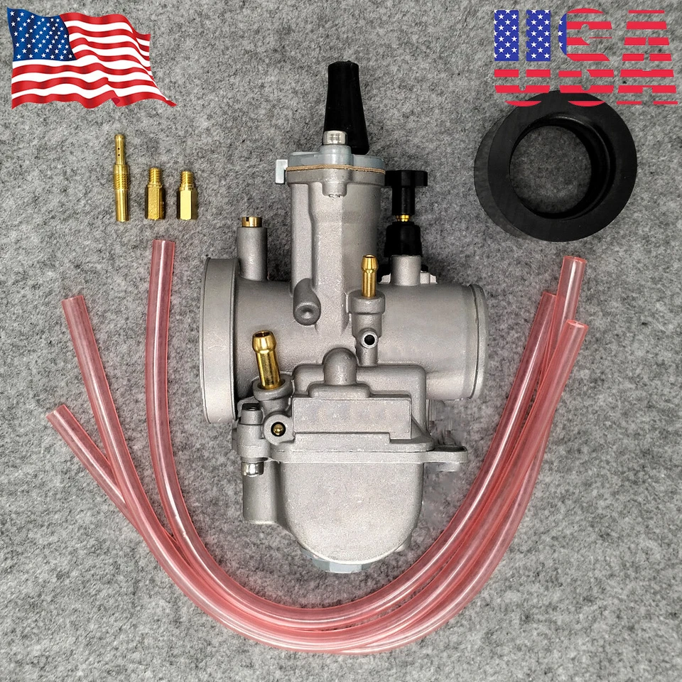 34mm Carburetor for PWK 250-300cc Keihin KOSO OKO Dirt Pit Bike ATV Go Kart Q - Изображение 3 из 4
