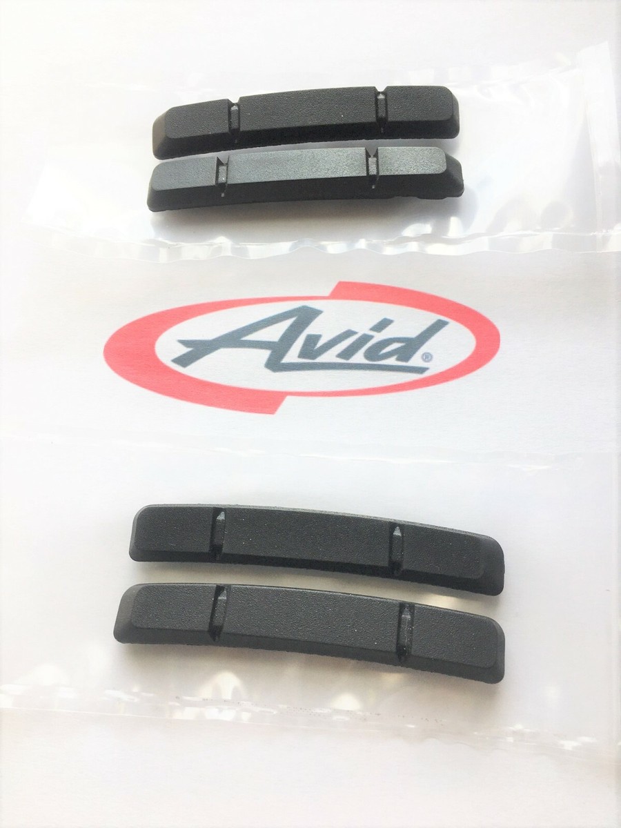 Avid Rim Wrangler V Brake Cartridge Brake Pads (4) New MTN Shimano  Compatible
