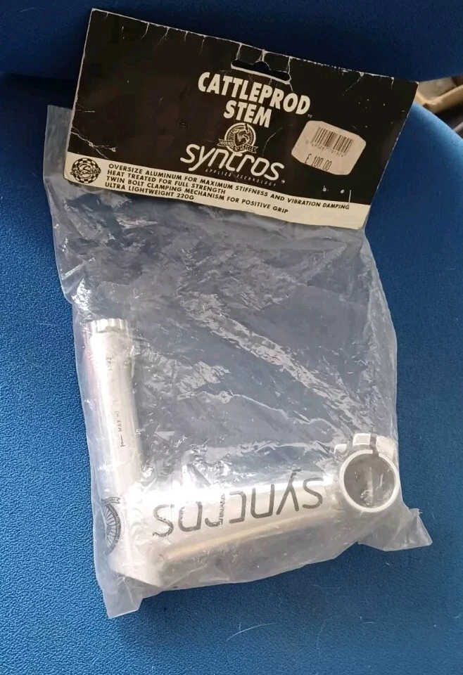 NOS Syncros Cattleprod Stem 120 Length x25.4 0 degree Rise 1 1/8 Quill NEW  - Image 2 of 4