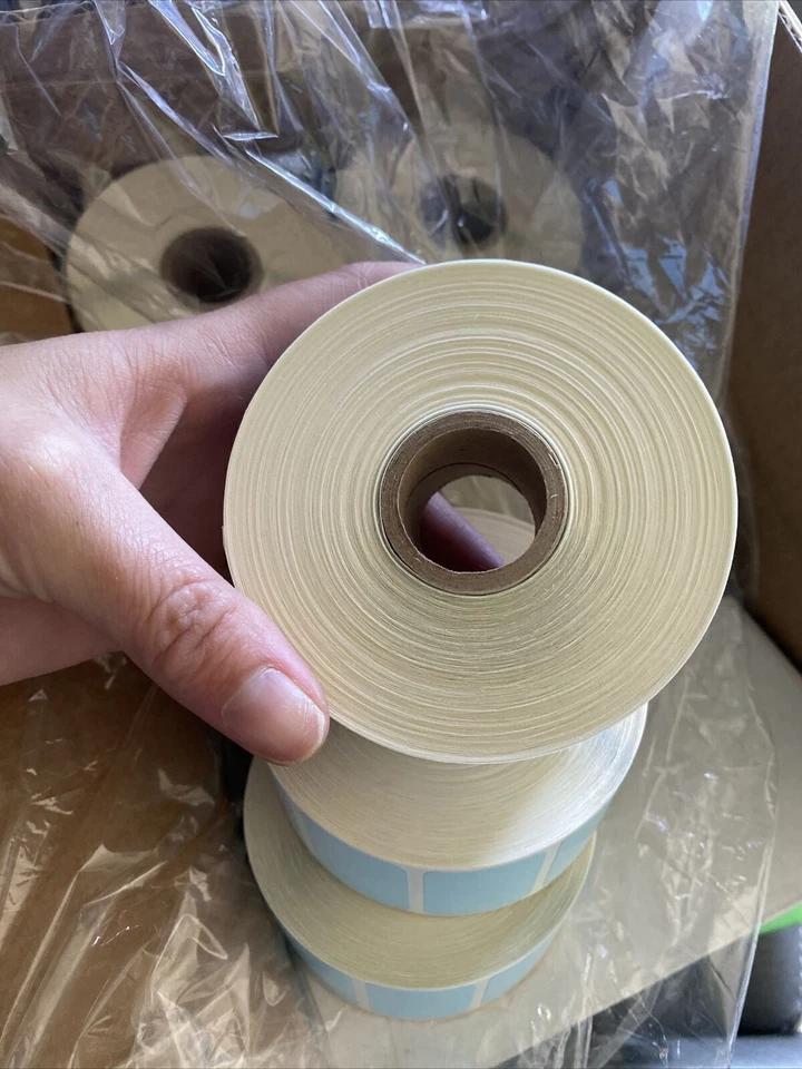 Lot Of 3 Rolls Eltron Zebra thermal Labels 1.5 x 1, 1300/roll, 1 1/2x1 ULINE - Image 2 of 3