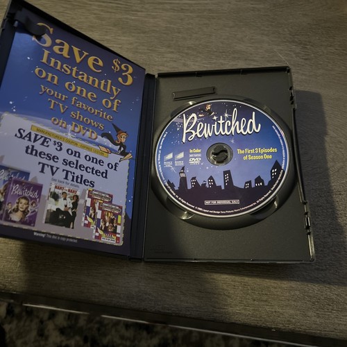 Bewitched First Three Episodes Of Season 1 DVD 1964 Series Elizabeth Montgomery - Picture 3 of 3