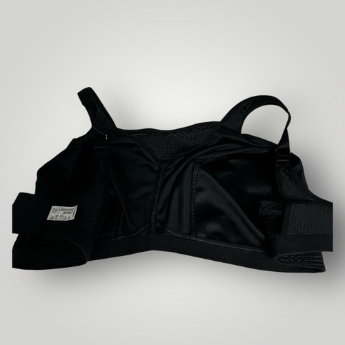 Reggiseno sportivo senza ferretto Glamorise Elite Performance 1067 Cami taglia 50D nero - Foto 6 di 7