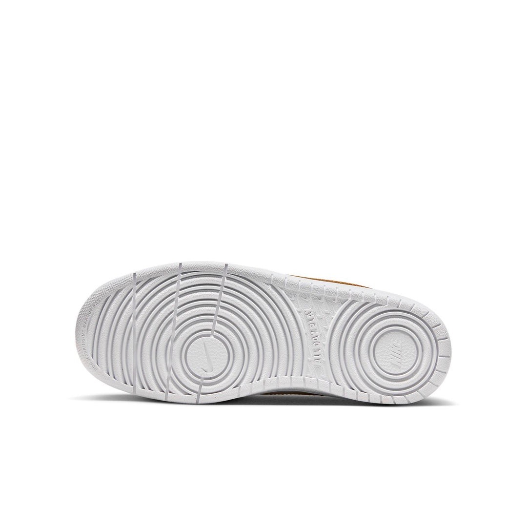 Nike Kids (GS) Court Borough Low 2 SE White Metallic Copper Sneakers 6.5Y thumbnail 6