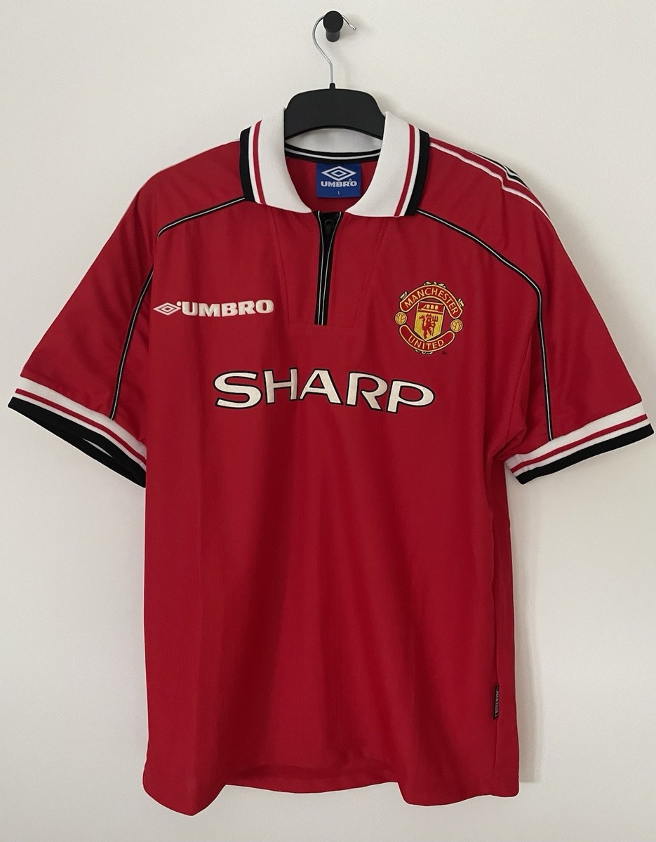 Manchester United 1998/1999/2000 Home Football Shirt- Intact