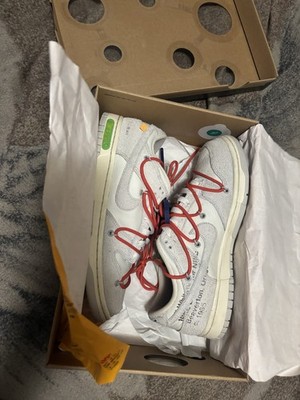 2021 Off-White x Nike Dunk Low 'Lot 13 of 50' size 9.5 