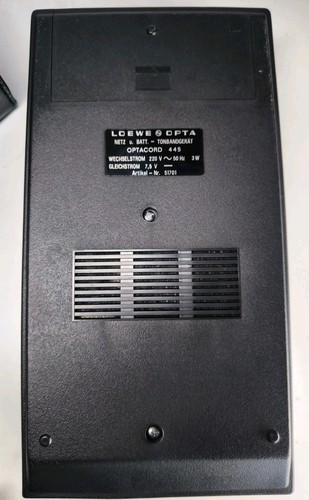 Loewe Optacord 445 Tonbandgerät * Kassettenrecorder * Vintage * Rarität* - Bild 6 von 11