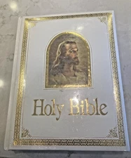 New Altar Holy Bible King James Version Red Letter Edition White 1978 Regency