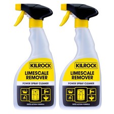 Kilrock Limescale Remover Power Spray Cleaner 2 x 500ml Rapid Action Formula 10.07 per litre