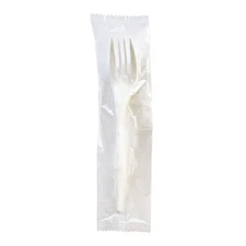 Boardwalk FORKMWPPIW Wrapped Polypropylene Plastic Fork Cutlery (1000/CT) New