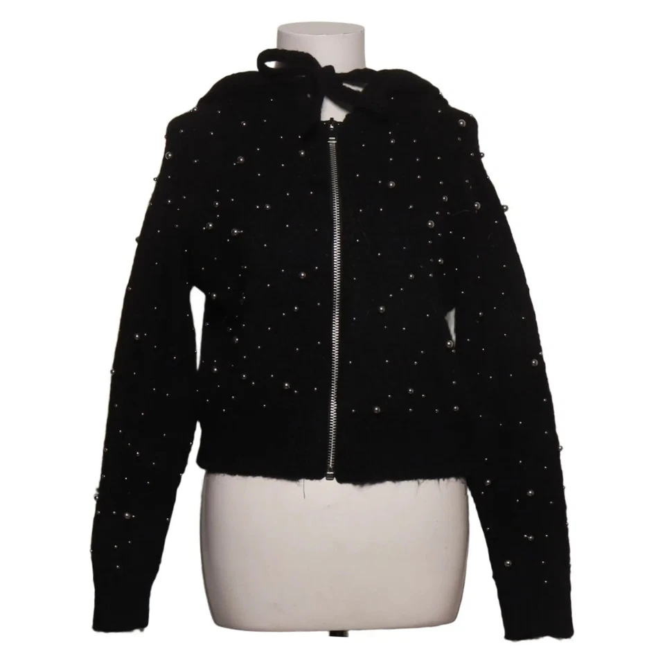 Zara, sweat à capuche, taille : S, noir, acrylique/polyamide/polyester/laine ... - Photo 1/4