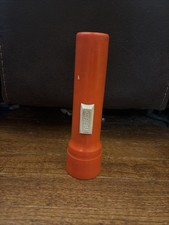 Vintage Red Eveready Flashlight Retro Made in USA WORKS Plastic 80's Classic