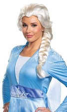 Elsa Wig Frozen 2 Movie Princess Fancy Dress Halloween Adult Costume Accessory