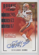 2016 Panini Contenders Rookie Ticket Seth DeValve #233 Auto 0m0