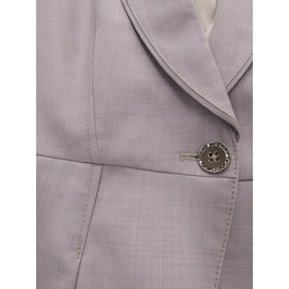 Chaqueta Blazer Casa Blanca Mercado Negro Mujer 14 Carrera Mezcla Lana Foto 4 de 4