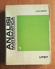 INGEGNERIA ANALISI MATEMATICA AMERIO UTET V.1 FUNZIONALE EQUAZIONI DIFFERENZIALI