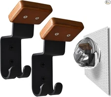 Helmet Rack, Heavy Duty Holder on Wall for Motorcycles Keys Gloves (2)