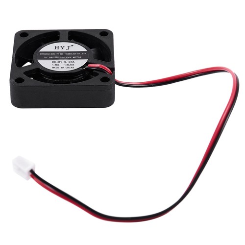 DC 12V 0.1A 2 Broches Boîtier PC Refroidisseur CPU Ventilateur 40mm x 40mm x 10mm D5D86527 - Photo 5/8