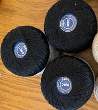 DMC Crochet cotton size 10. 3 218 yard balls in the lot.