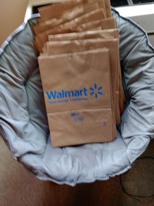 23 Wal Mart Paper Grocery Bags