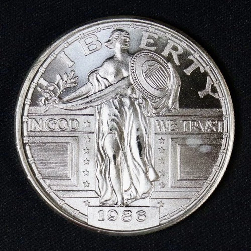 1986 American Silver Eagle 1 oz .999 Fine Silver BU Coin