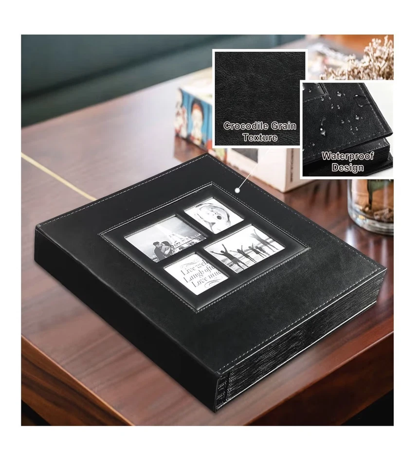 Álbum de Fotos Ywlake 4X6 500 Bolsillos Foto, Extra Gran Capacidad Familia Boda Pi Foto 4 de 4