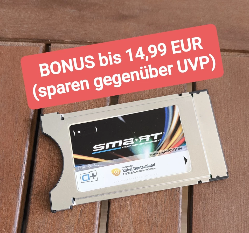 💰 Original Zubehör ✅ VODAFONE NEOTION Kabel CI+ Modul ❣️ kein SMIT CI+ Modul ⛔