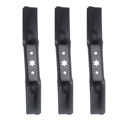 Maxpower 3 Heavy-Duty Blades For Many 50 In. Cut MTD, Cub Cadet, Troy-Bilt Mowers Replaces OEM #'s 742-04053, 942-04053A - Foto 9