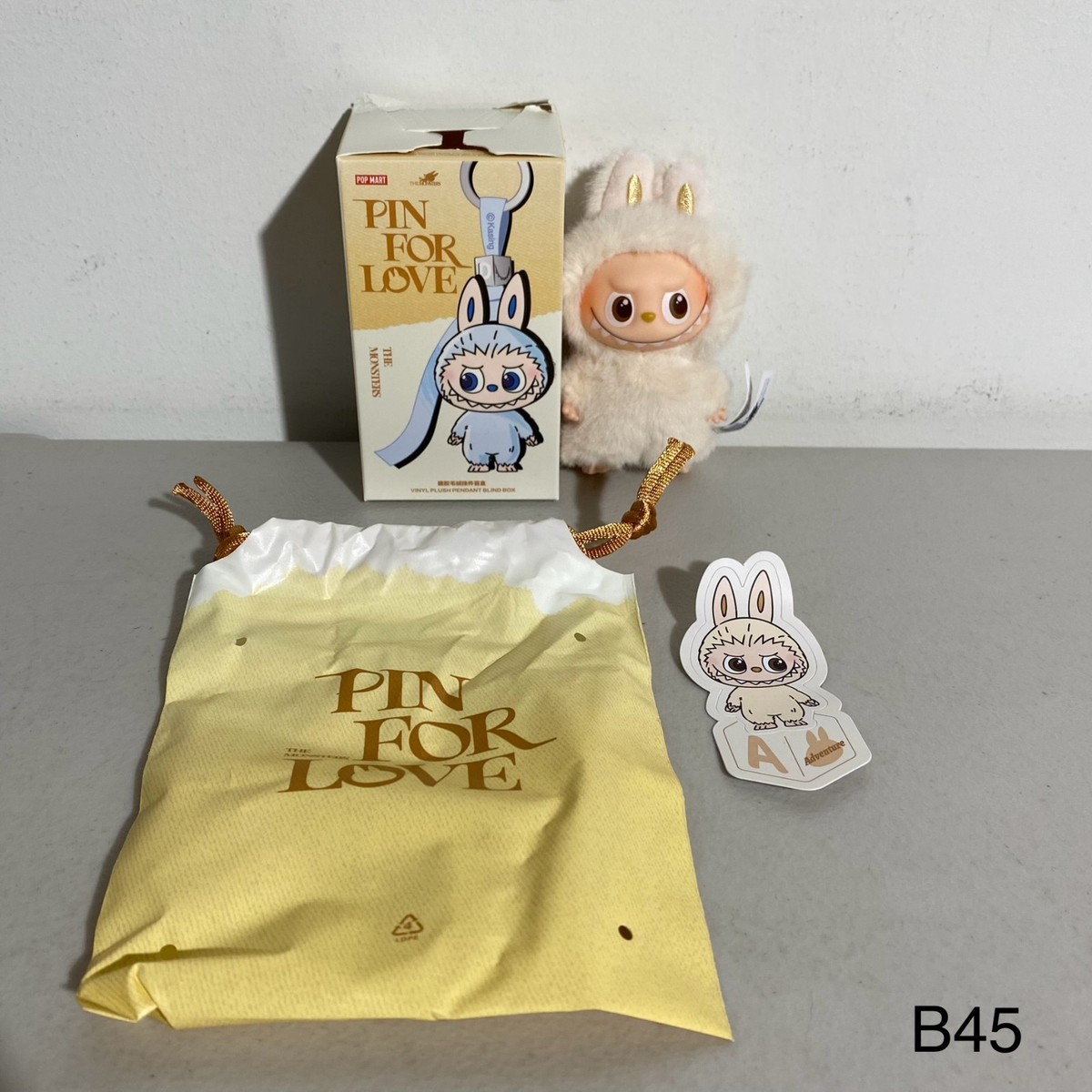 POP MART Labubu The Monsters Pin For Love Series Mini Vinyl Plush