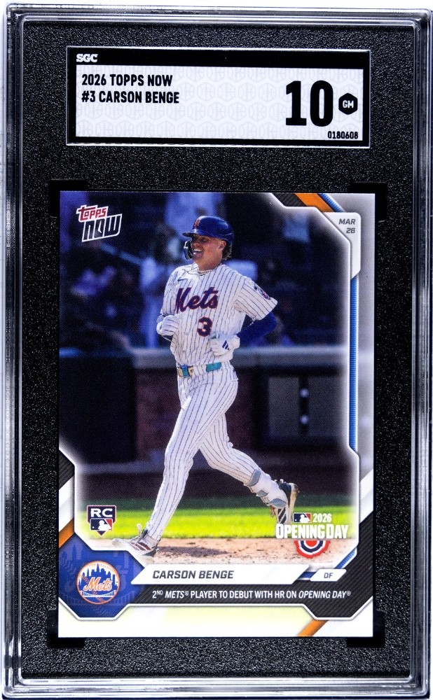 2026 Topps Now - Carson Benge #3 /7126 (RC)