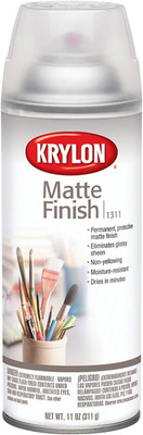 Clear Matte Finishing Spray Paint Coating, 11 Oz, Matte Finish