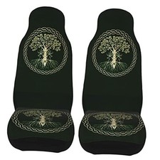 Norse Viking Goddess Wiccan Wicca Pagan Car Seat Covers 2 Pcs Front Seat