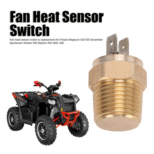 4110226 Sturdy Stable Rustproof Fan Heat Thermal Sensor Switch For ATV - Picture 2 of 23