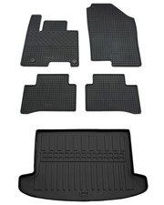 Gummi Fußmatten Kofferraumwanne für Hyundai Tucson NX4 ab 2021- Gummimatten Set