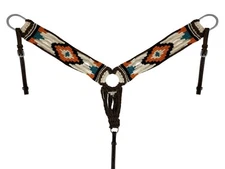 BREAST COLLAR Showman Wool String Navajo Design