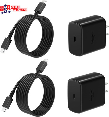 Super Fast Charger USB C, 2Pack PPS Type C Charging Block with 6FT USB-C Phone C